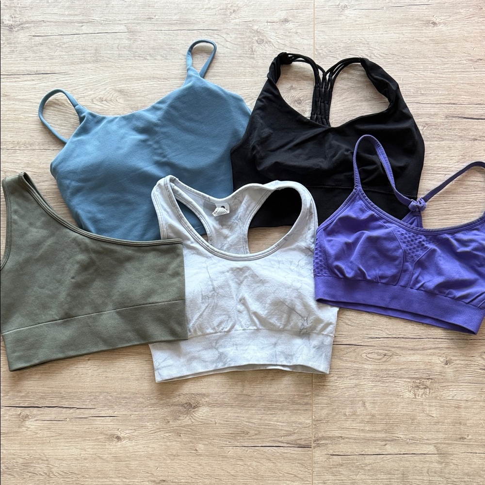 Bundle of 5 Sports Bras